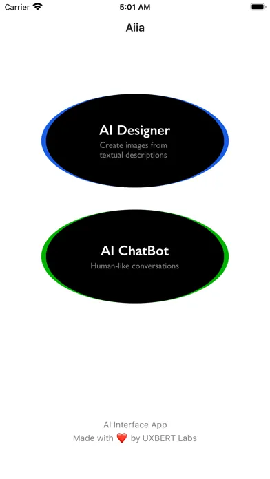Aiia - AI ChatBot by UXBERT سکرین شاٹس