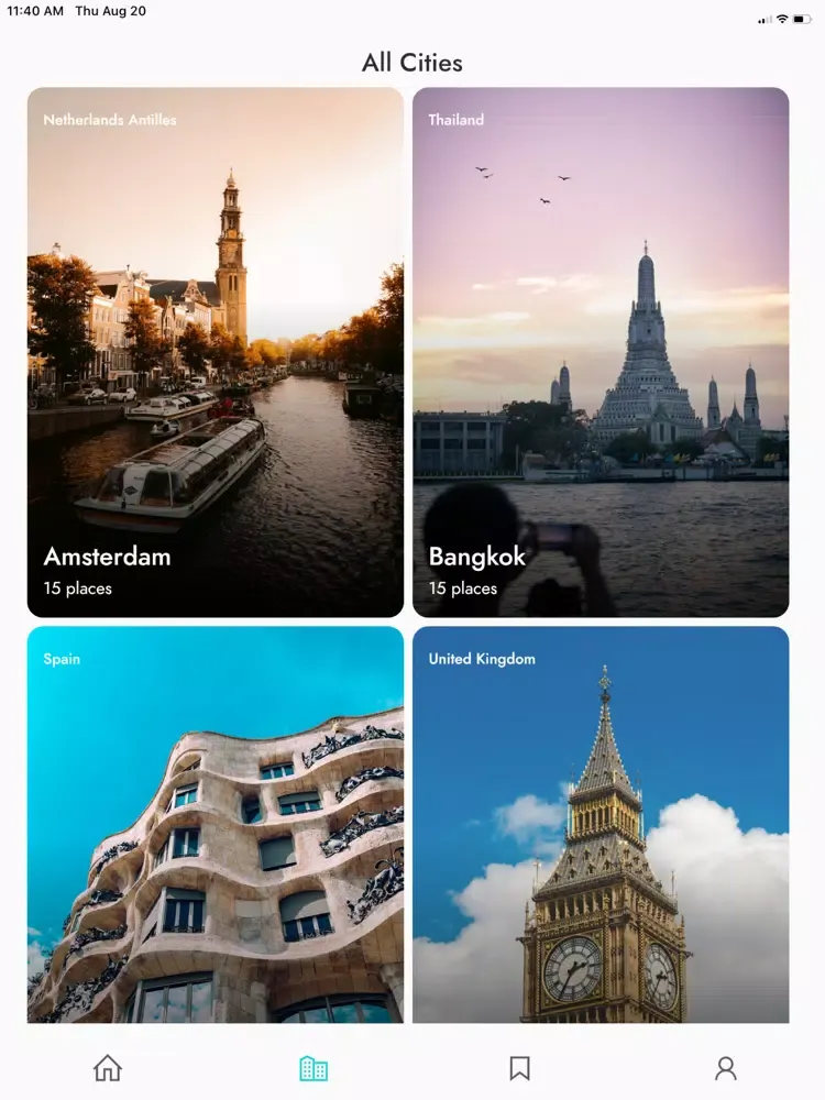 Ảnh chụp màn hình của Golo - Travel City Guide iPad 