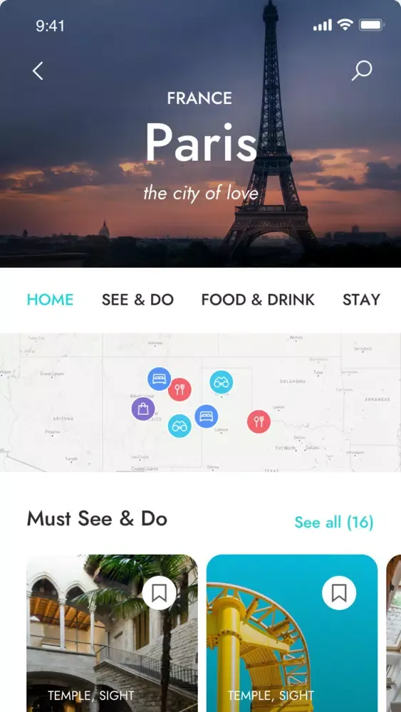 Ảnh chụp màn hình của Golo - Travel City Guide