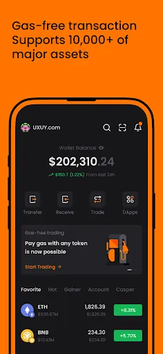 UXUY: Crypto MPC Wallet & DEX Ekran Görüntüleri