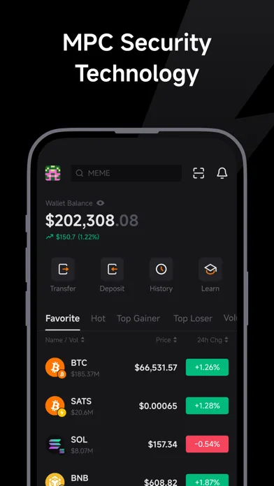 Tangkapan layar UXUY: Bitcoin Lightning Wallet