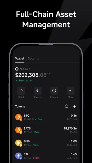 Tangkapan layar UXUY: Bitcoin Lightning Wallet