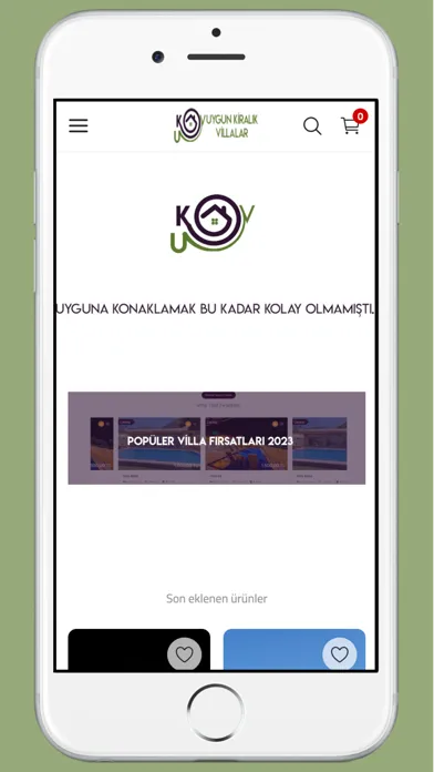 Ảnh chụp màn hình của Uygun Kiralık Villalar