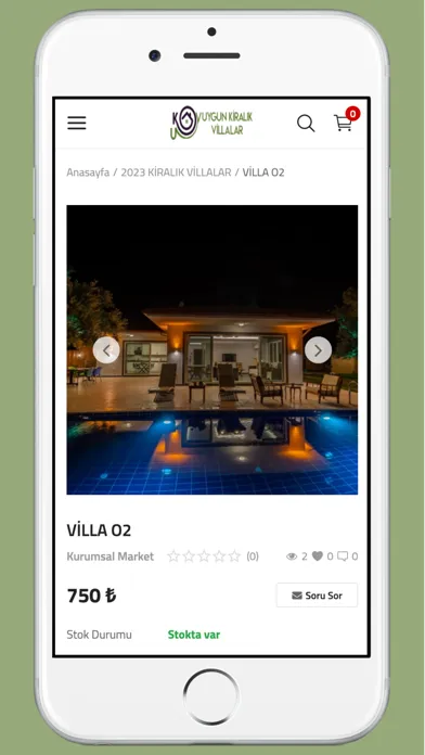 Ảnh chụp màn hình của Uygun Kiralık Villalar