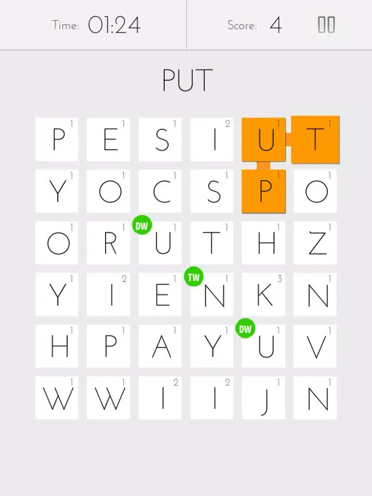 Captures d'écran de Letter Game - A Word Game iPad 