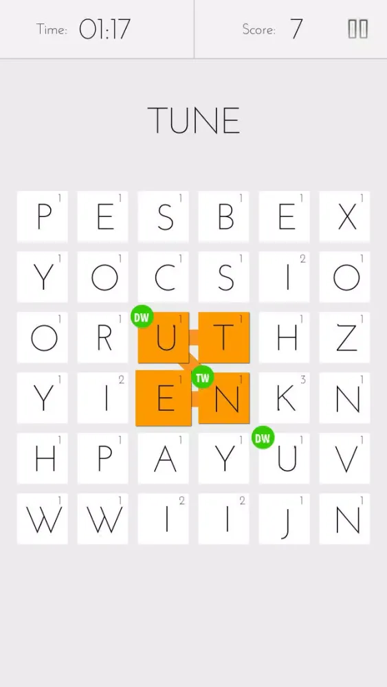 Captures d'écran de Letter Game - A Word Game