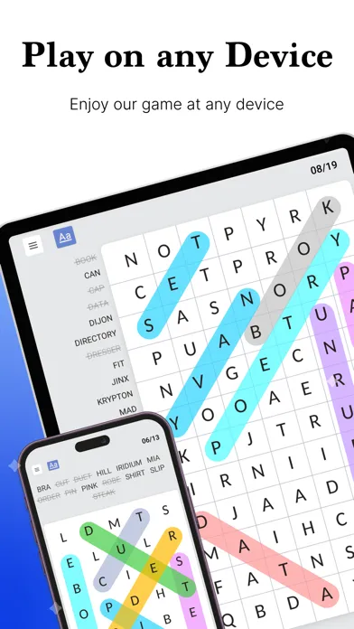 Capturas de pantalla de Word Search Colorful
