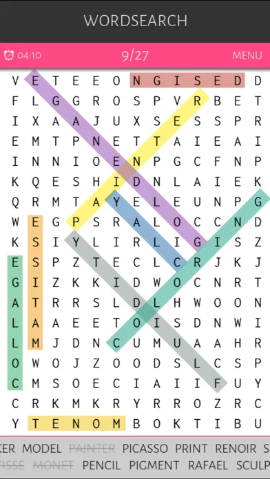 Zrzuty ekranu Word Search Simple