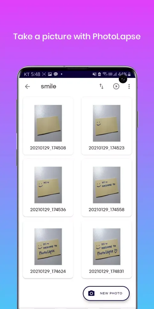 تصاویر PhotoLapse