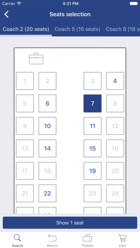 Railway tickets应用截图