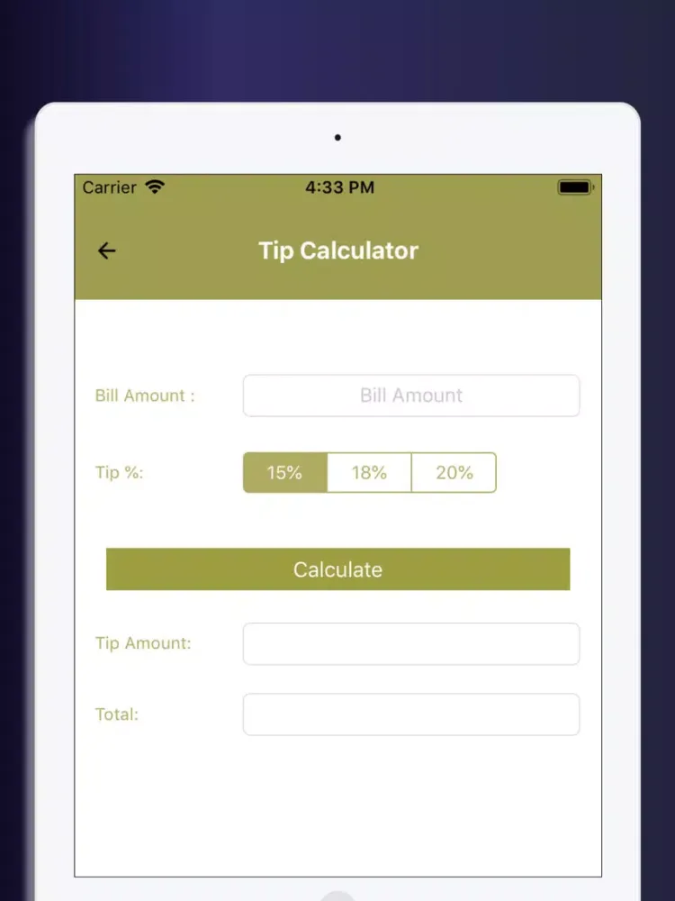 Ảnh chụp màn hình của All In One Calculator By Uzli iPad 