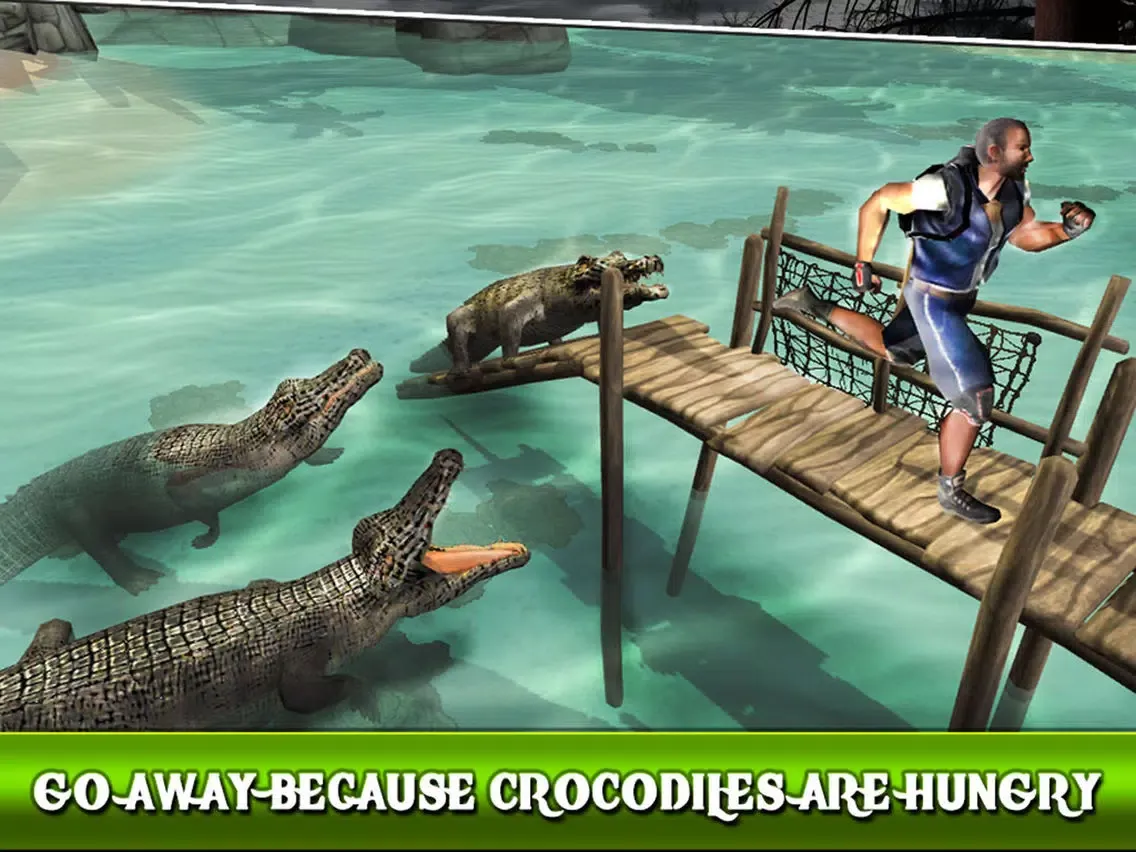 Crocodile Attack - Simulator 3D iPad  스크린샷