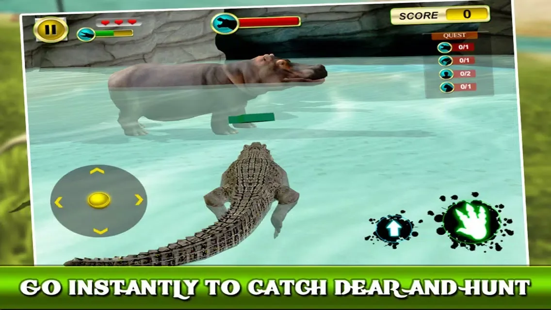 Crocodile Attack - Simulator 3D 스크린샷