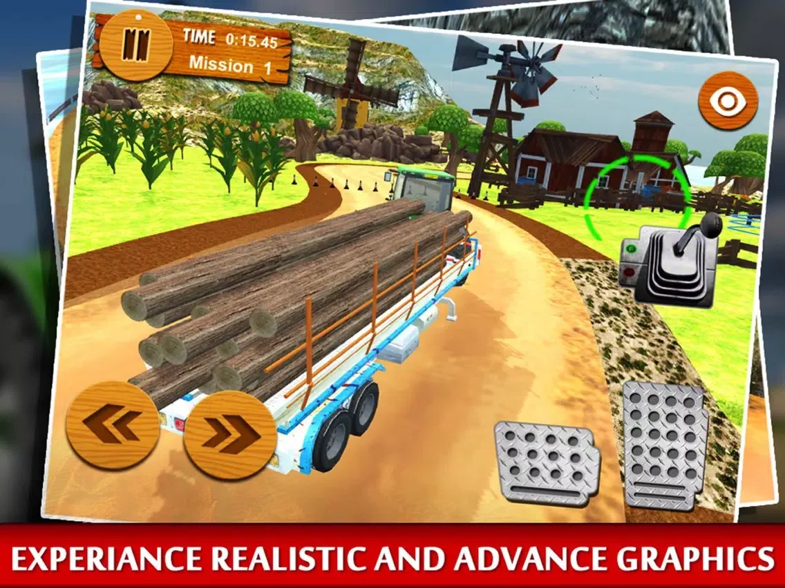 Capturas de pantalla de Offroad - Farming & Transport Tractor iPad 