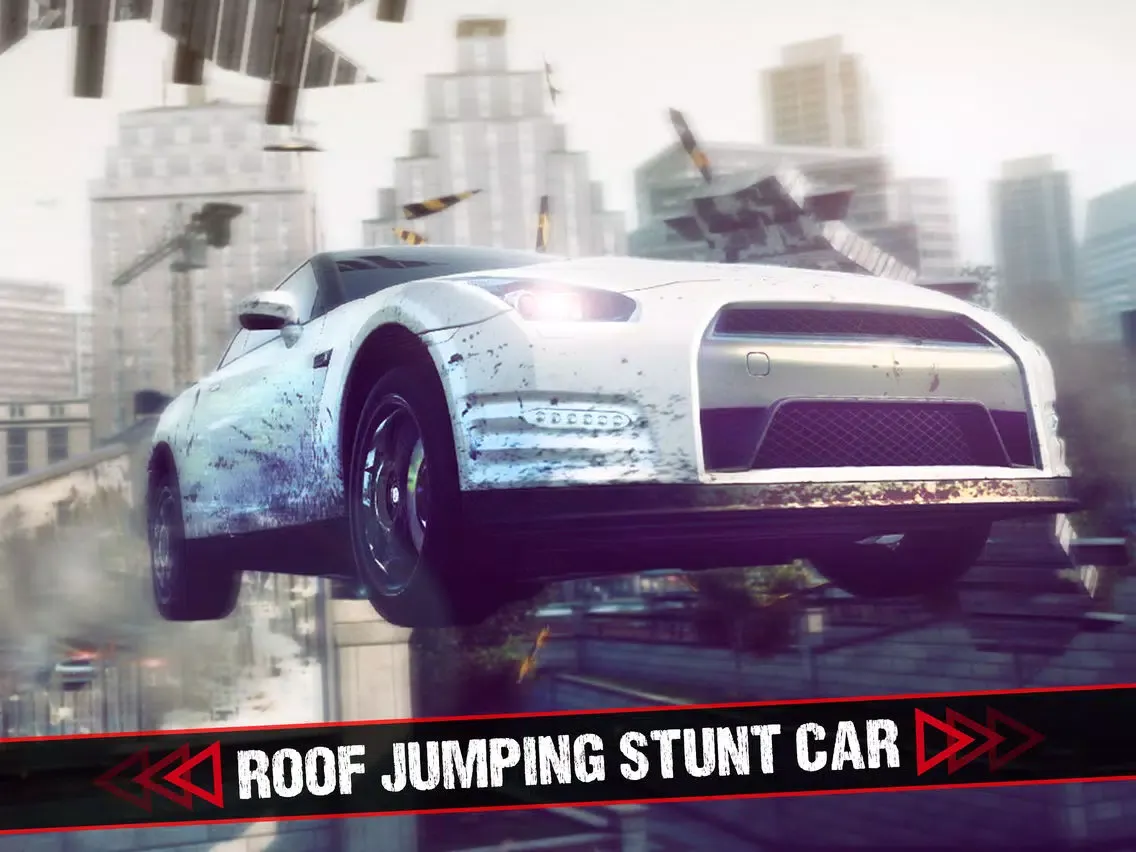 Roof Jumping Stunt - Car Driving Simulator iPad  स्क्रीनशॉट