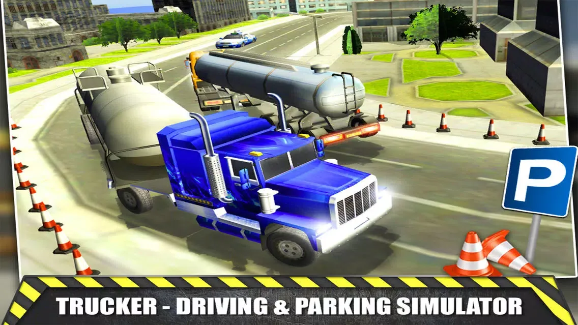 Скриншоты Trucker - Driving & Parking Simulator 3D