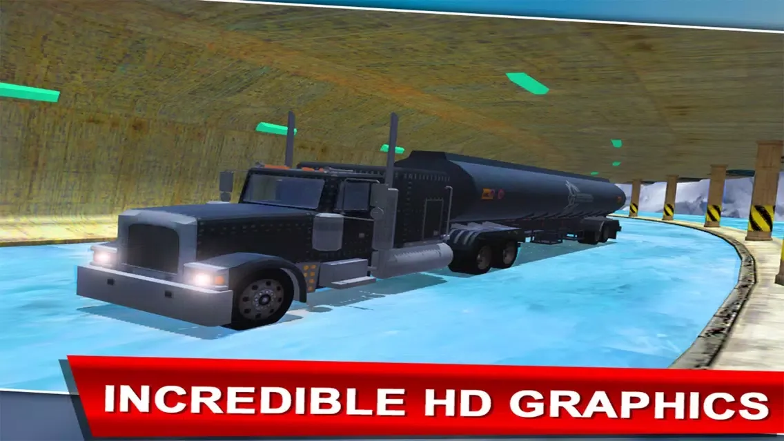 Truck Parking - Ice Road Simulator Ekran Görüntüleri