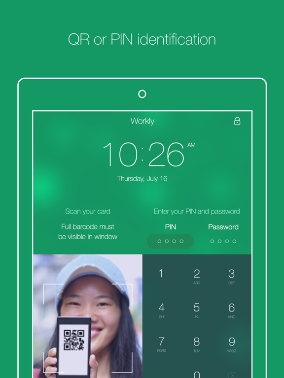 TimePad - Time & Attendance iPad  سکرین شاٹس