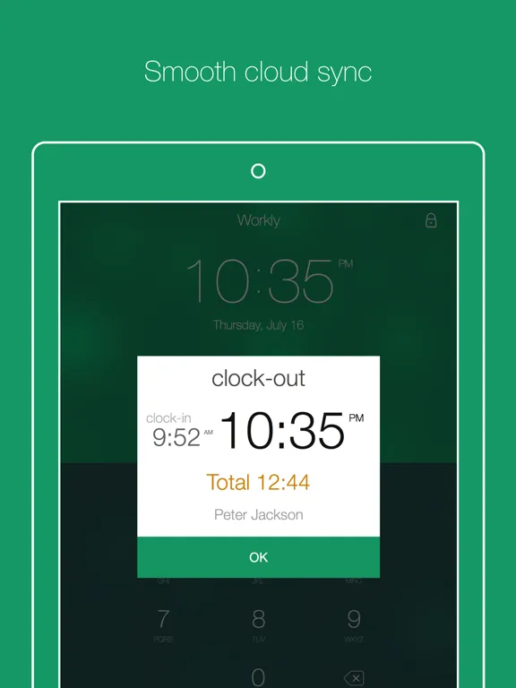 Captures d'écran de TimePad - Time & Attendance iPad 