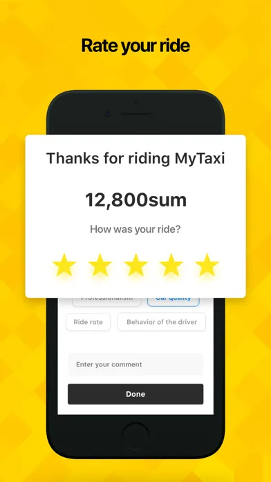 MyTaxi - taxi and delivery 스크린샷