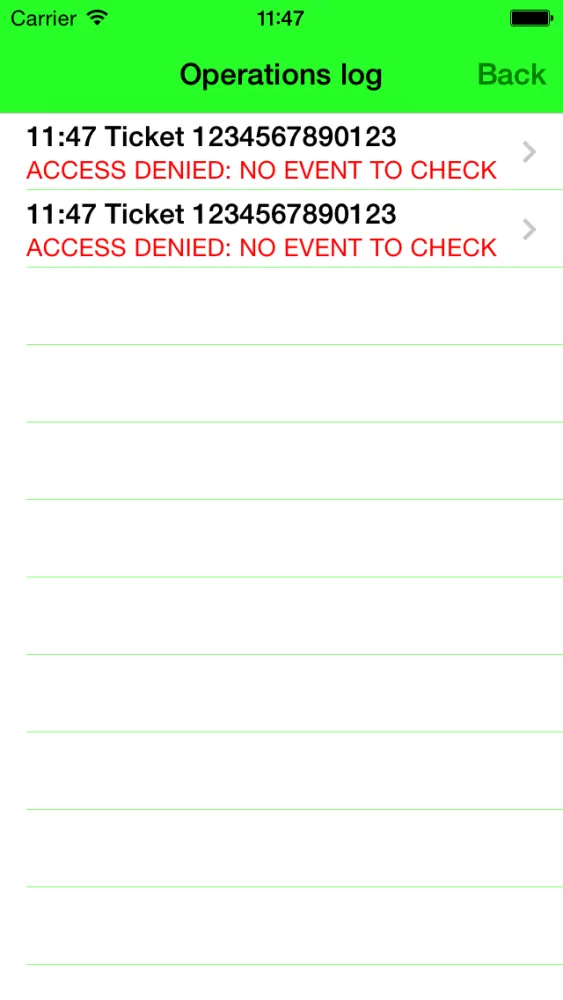 Capturas de pantalla de v-Ticket Scan
