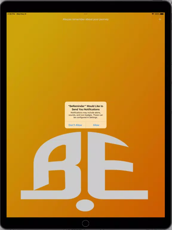 Capturas de pantalla de BeReminder iPad 