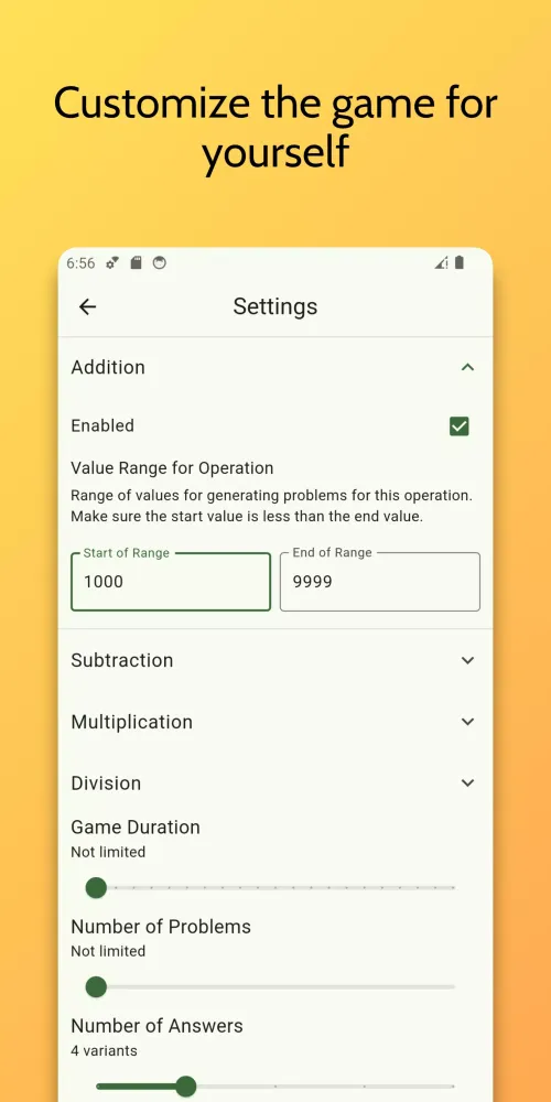 Mathify: Mental Math Practice Screenshots
