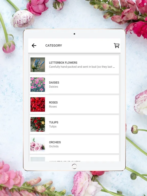 V1 Flowers iPad  स्क्रीनशॉट