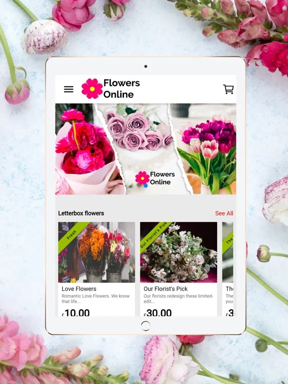 V1 Flowers iPad  स्क्रीनशॉट
