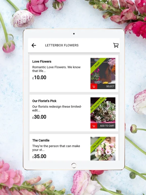 V1 Flowers iPad  स्क्रीनशॉट