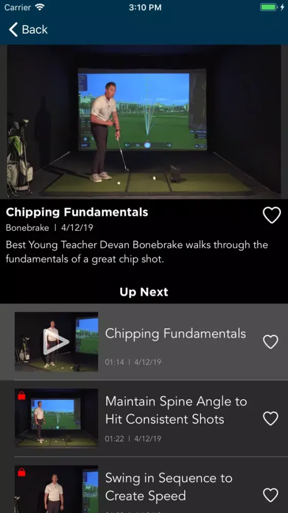 V1 TV: Golf Instruction Videos স্ক্রিনশট