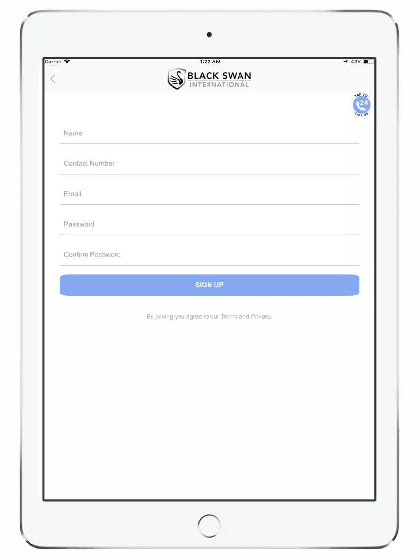 Black Swan Secure Transport iPad 應用截圖