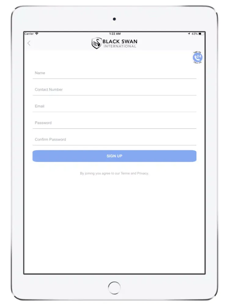 Black Swan Secure Transport iPad 应用截图
