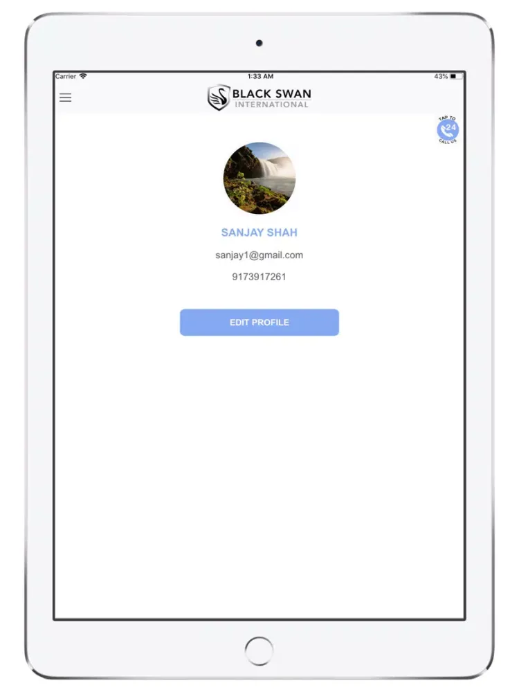 Black Swan Secure Transport iPad 应用截图