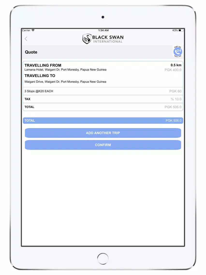 Black Swan Secure Transport iPad 應用截圖