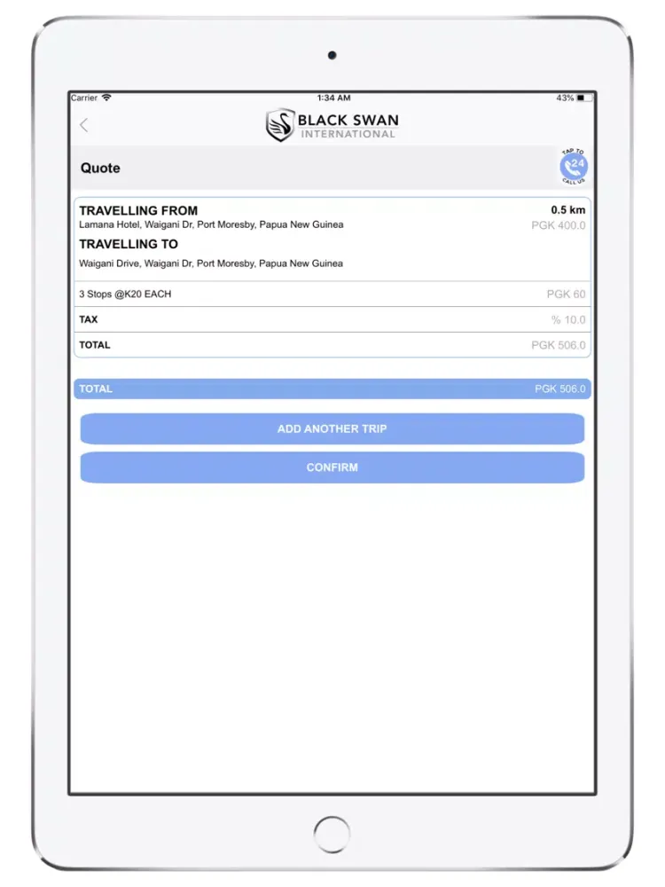 Black Swan Secure Transport iPad 应用截图
