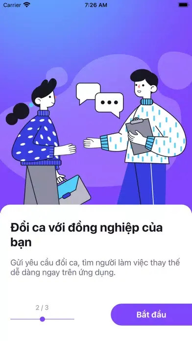 Tangkapan layar Bestaff - Chấm công xếp lịch
