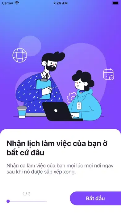 Tangkapan layar Bestaff - Chấm công xếp lịch