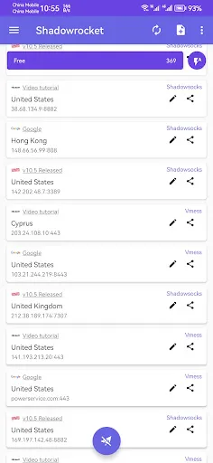 Shadowrocket for android應用截圖