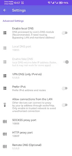 Shadowrocket for android應用截圖