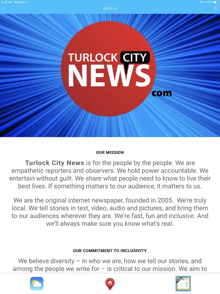 Turlock City News app iPad  سکرین شاٹس
