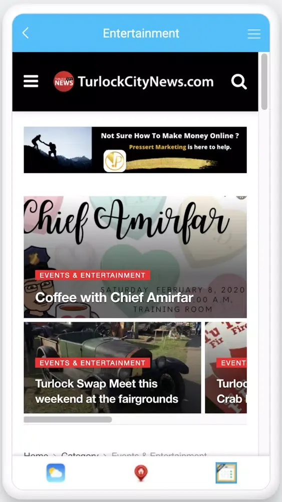 Turlock City News app سکرین شاٹس