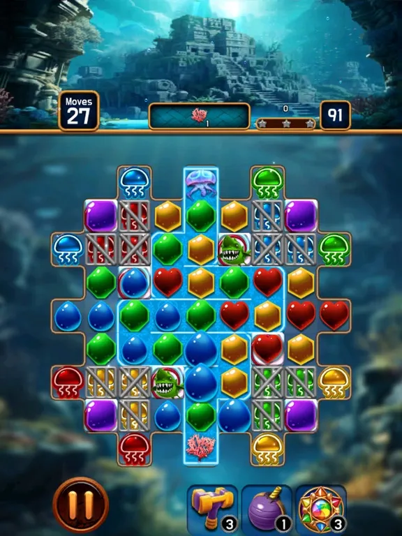 Jewel Aqua iPad  سکرین شاٹس