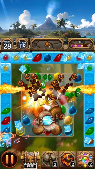 Tangkapan skrin Jewel Dino World