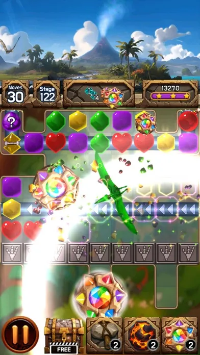 Tangkapan skrin Jewel Dino World