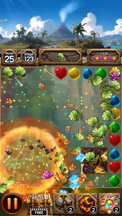 Tangkapan skrin Jewel Dino World