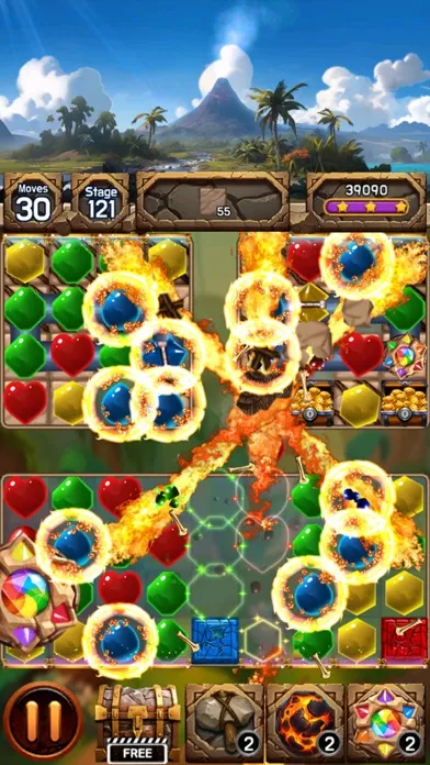 Tangkapan skrin Jewel Dino World