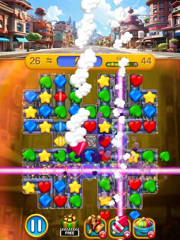 Zrzuty ekranu Dream City: Match3 blast iPad 