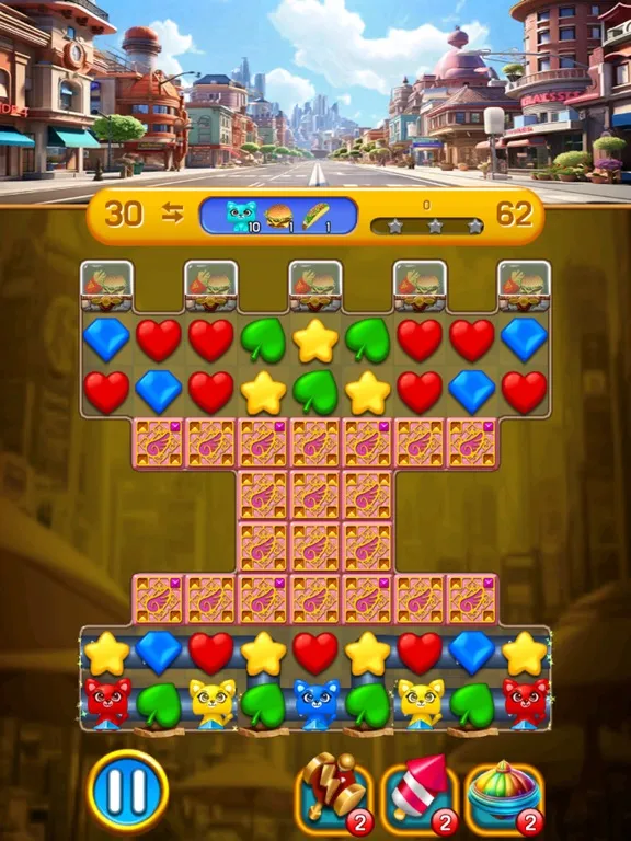 Zrzuty ekranu Dream City: Match3 blast iPad 