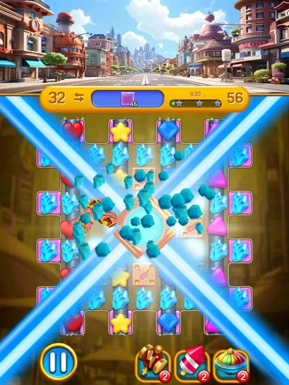 Zrzuty ekranu Dream City: Match3 blast iPad 